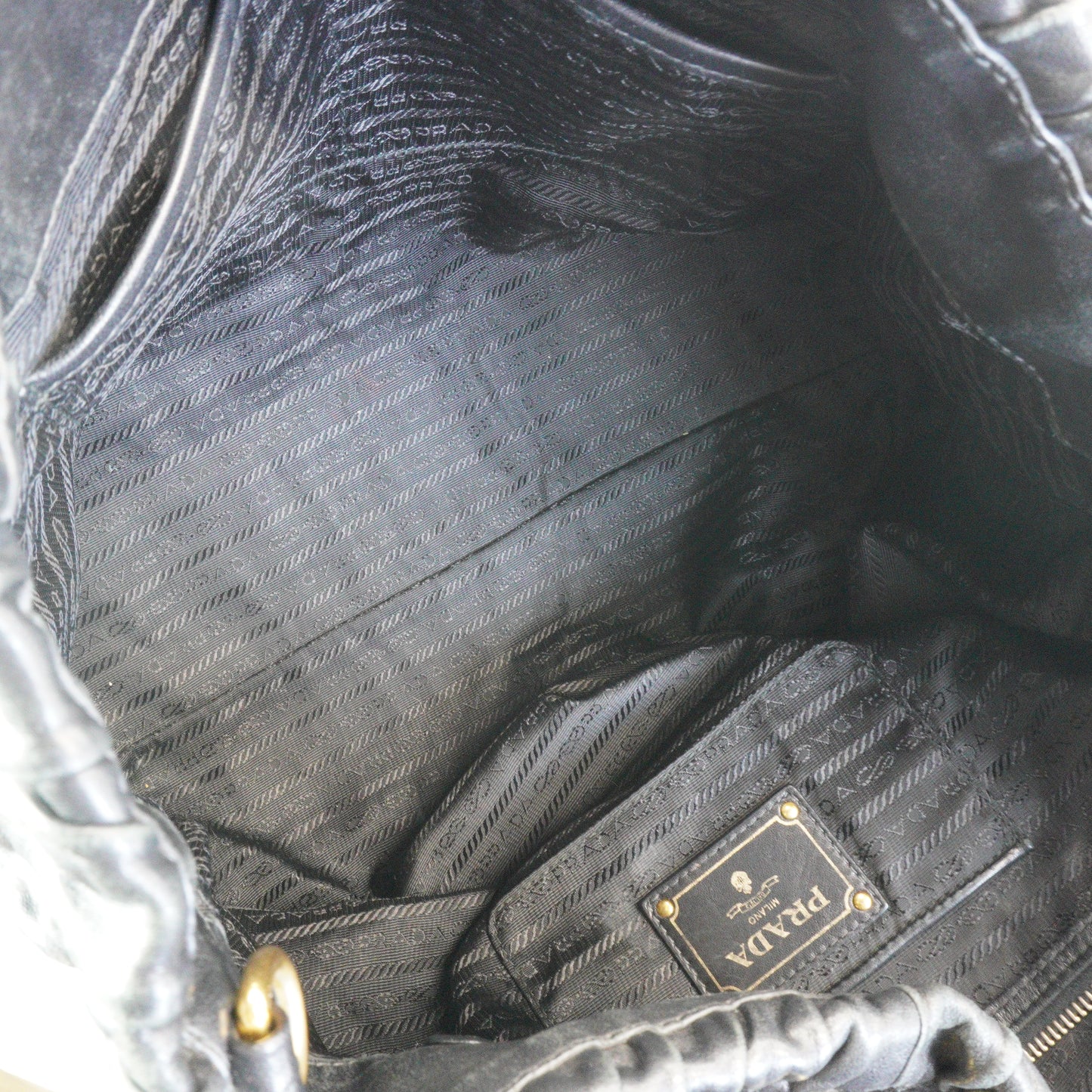 Prada Nappa Gauffe Tote Bag GHW Medium