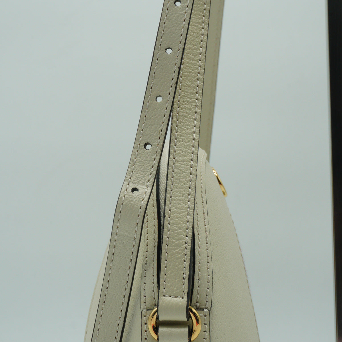 Gucci OphidiaSmall Dome Shoulder Bag White GHW