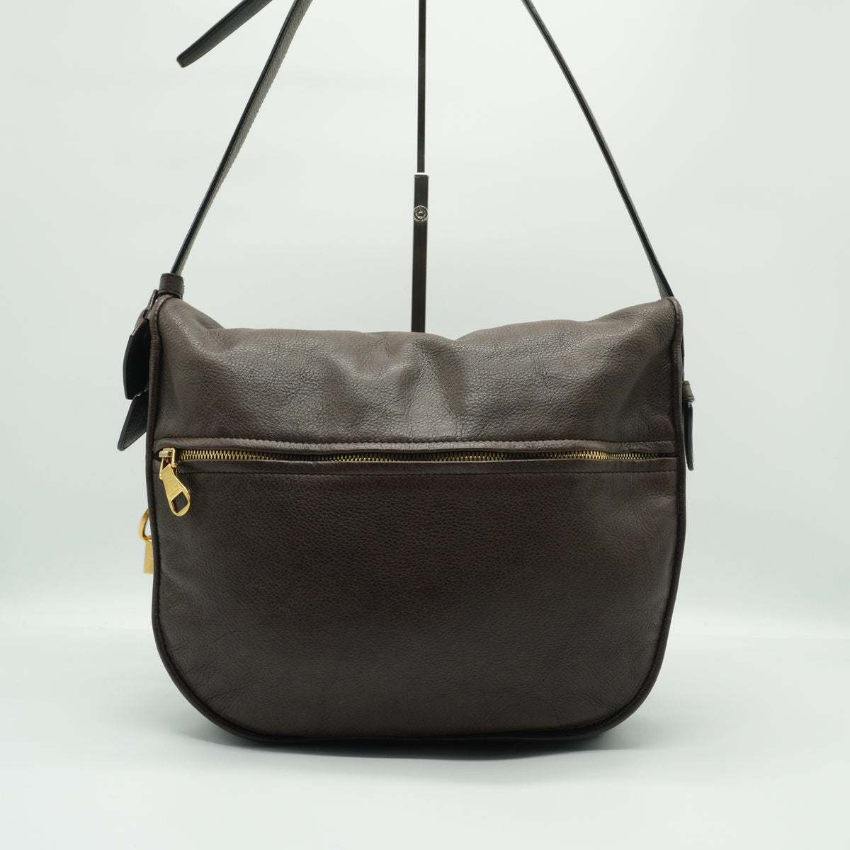 Loewe Heritage Shoulder Bag Brown Small GHW