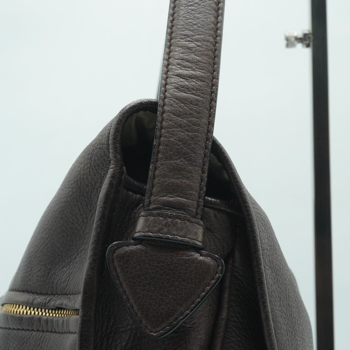 Loewe Heritage Shoulder Bag Brown Small GHW