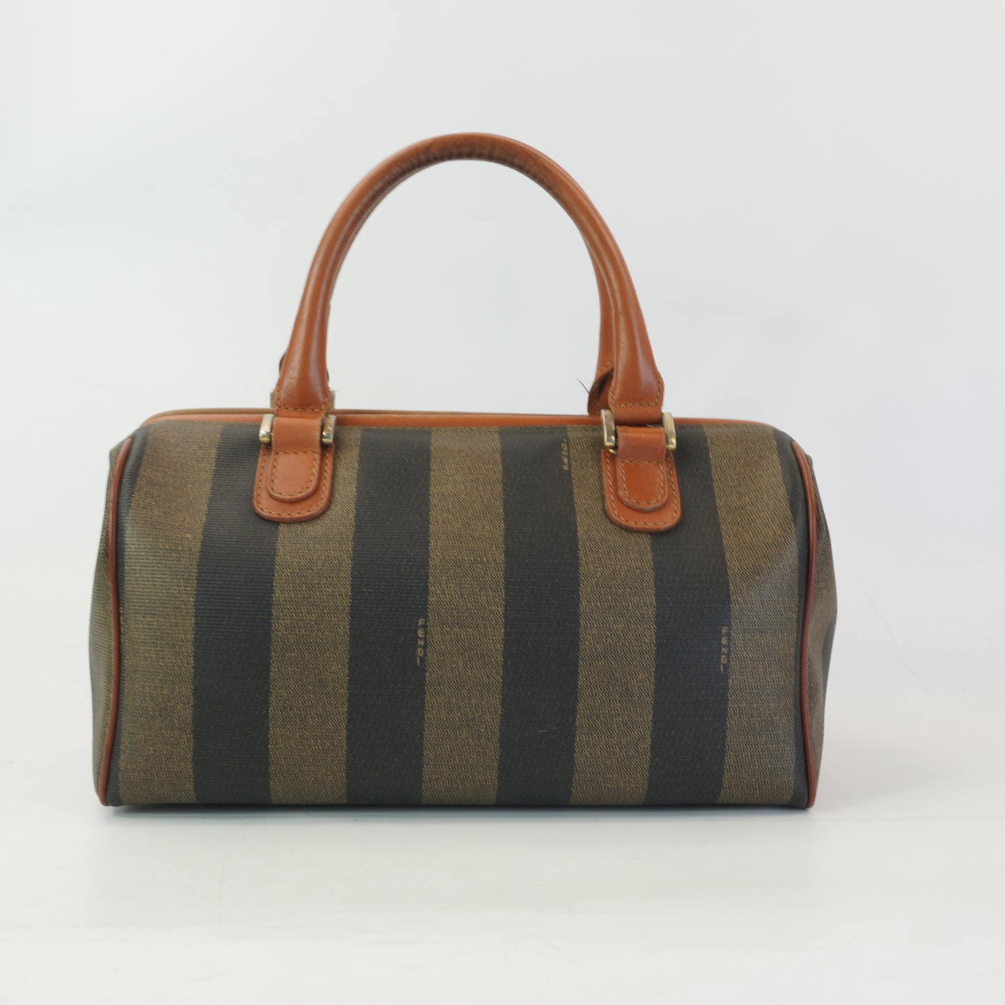 Fendi Pequin Boston Bag GHW Medium