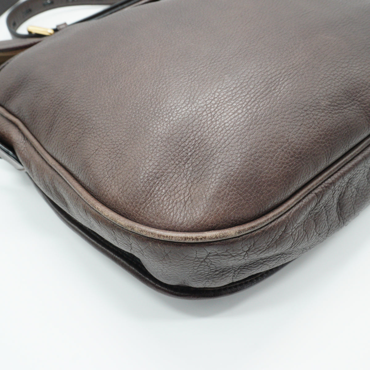 Loewe Heritage Shoulder Bag Brown Small GHW