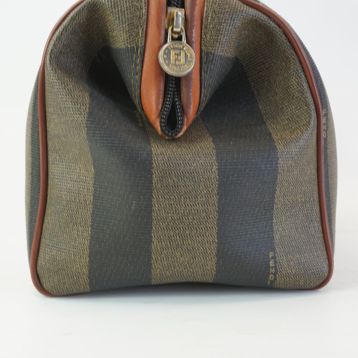 Fendi Pequin Boston Bag GHW Medium