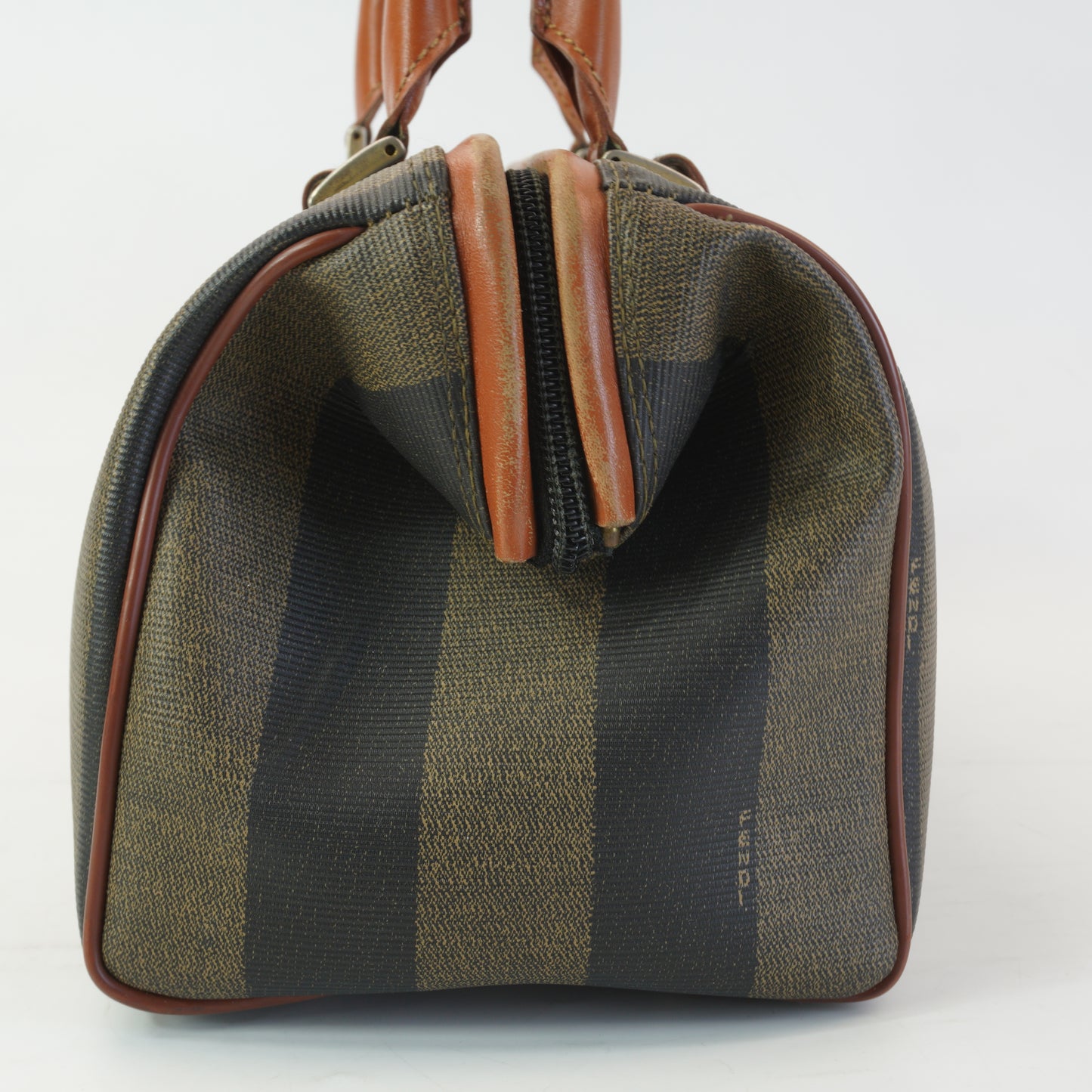 Fendi Pequin Boston Bag GHW Medium
