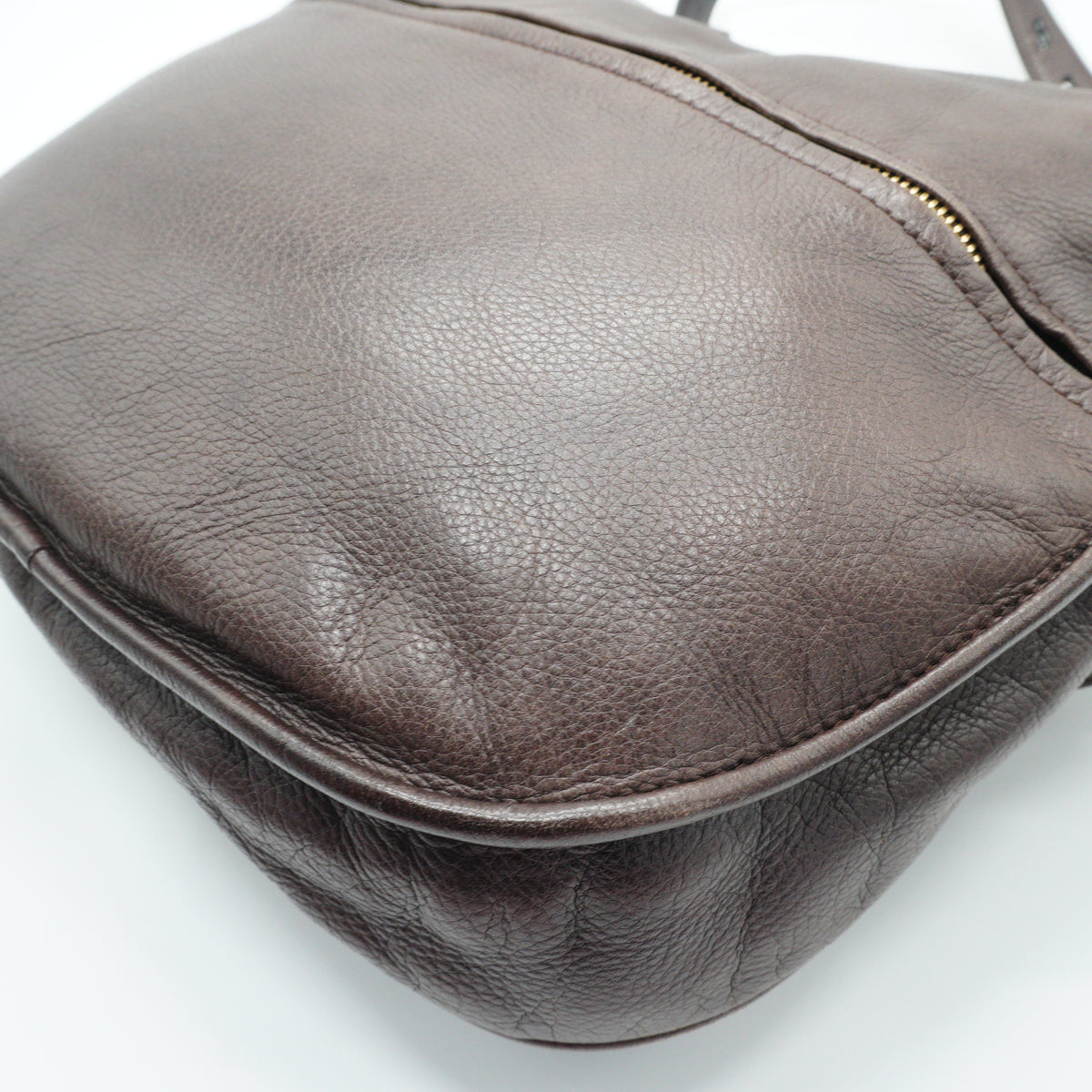 Loewe Heritage Shoulder Bag Brown Small GHW