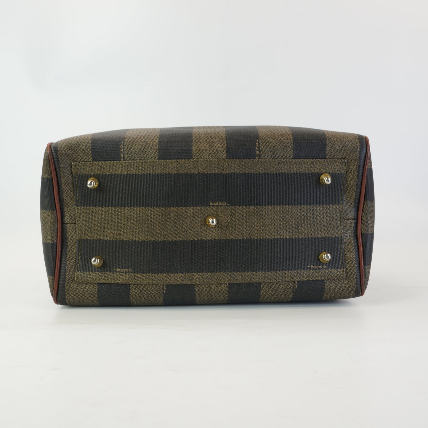 Fendi Pequin Boston Bag GHW Medium