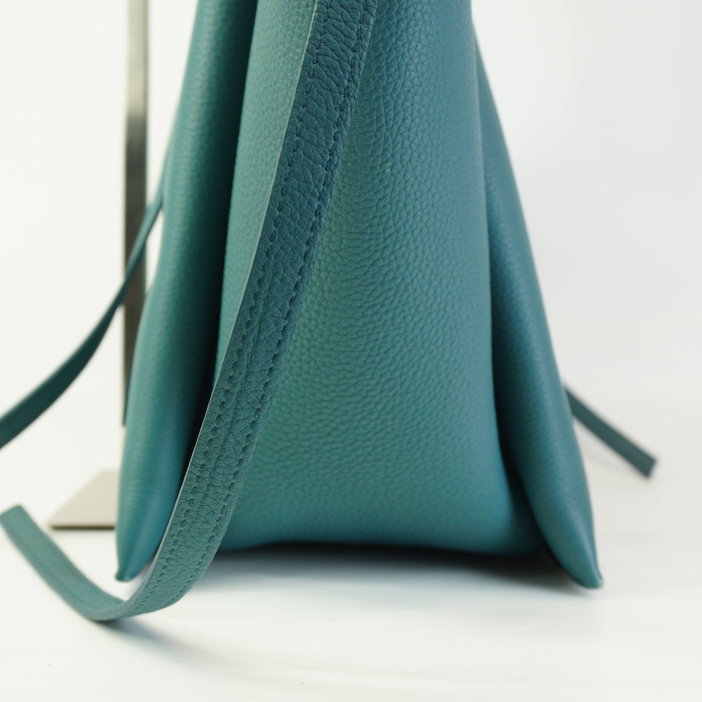 Celine Tri-fold Shoulde Bag Steel Blue Medium SHW