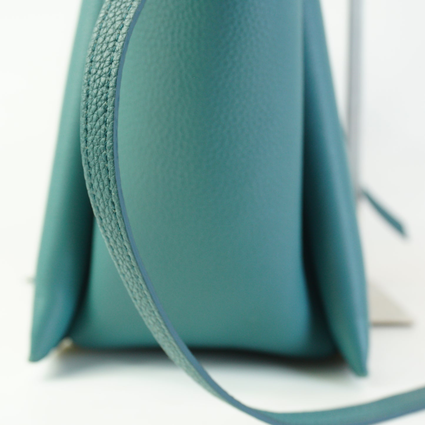 Celine Tri-fold Shoulde Bag Steel Blue Medium SHW