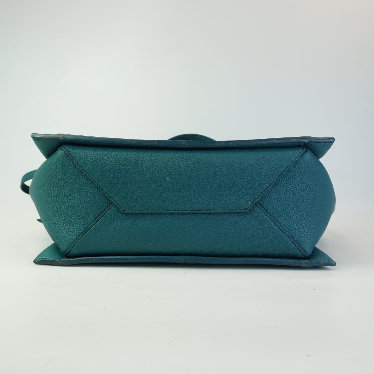 Celine Tri-fold Shoulde Bag Steel Blue Medium SHW