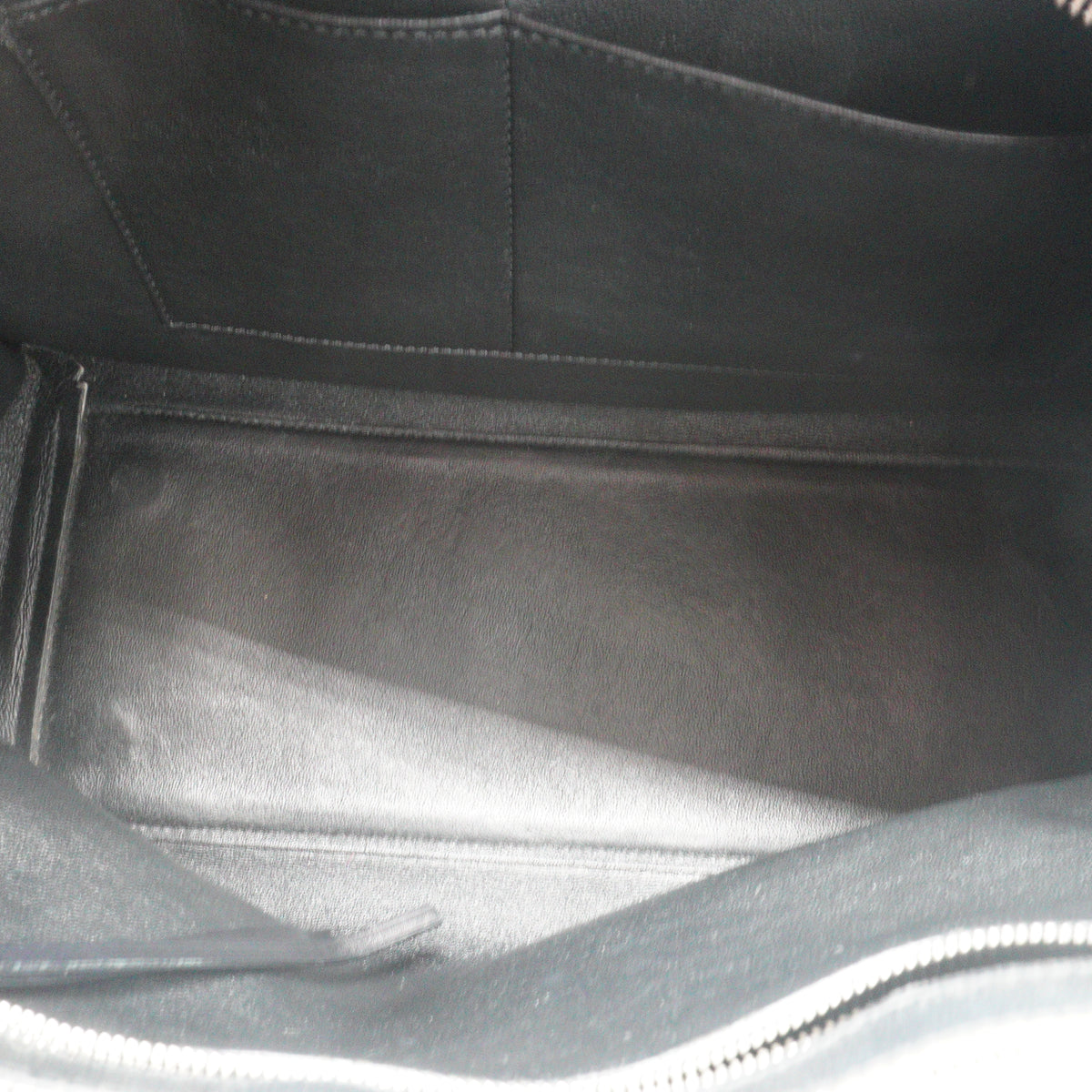 Celine Edge Black and Beige Large Bag SHW