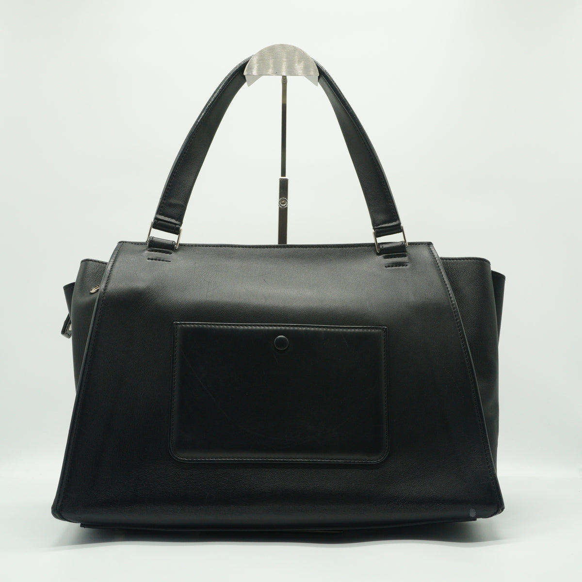 Celine Edge Black and Beige Large Bag SHW