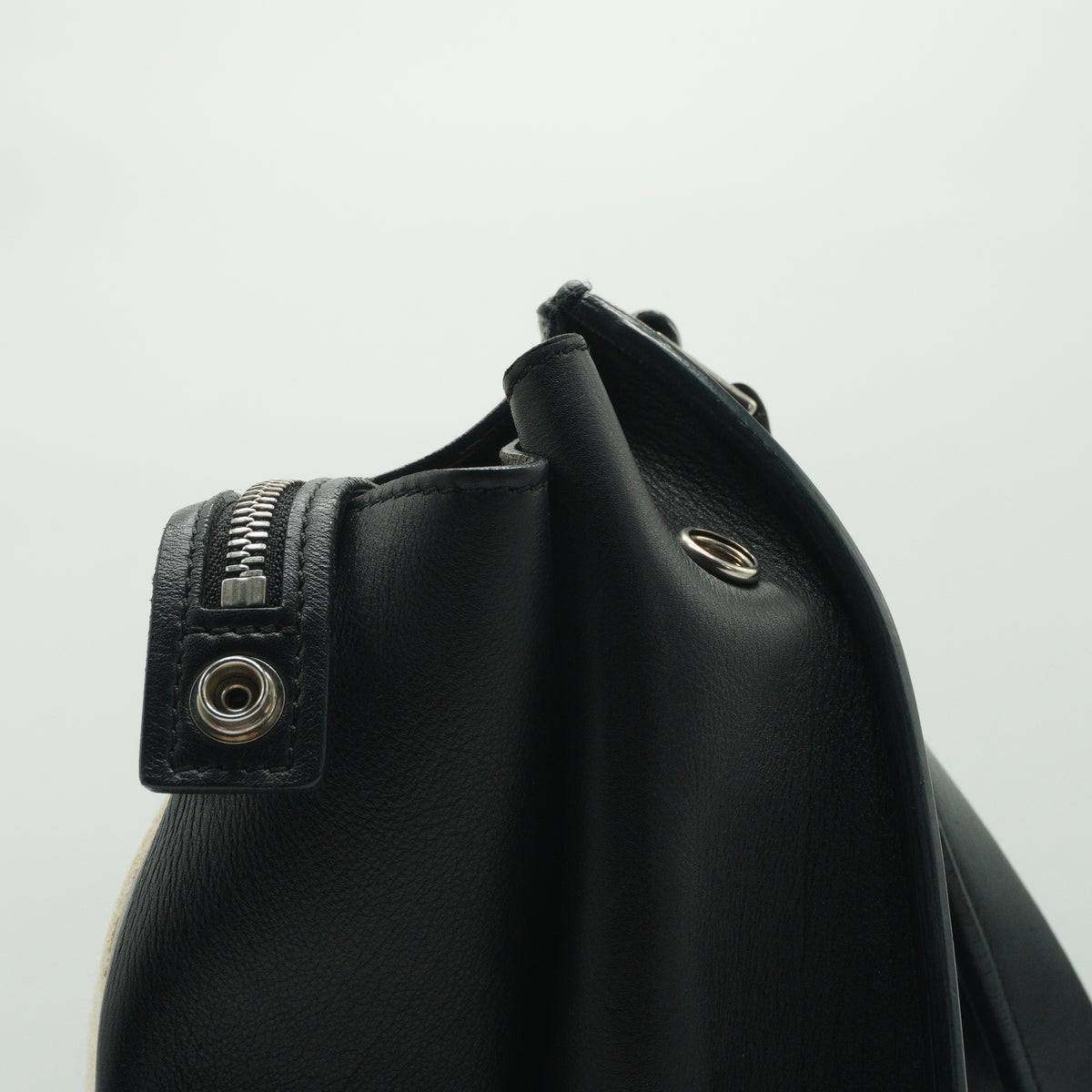 Celine Edge Black and Beige Large Bag SHW