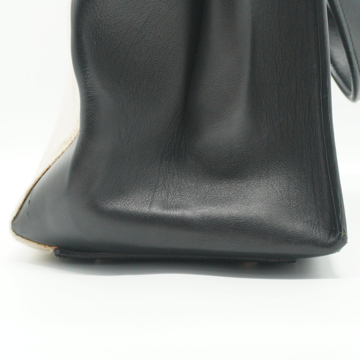 Celine Edge Black and Beige Large Bag SHW
