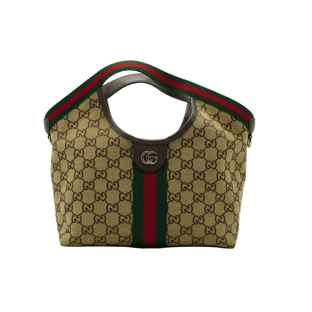 Gucci Giglio Medium Mono Canvas Beige SHW