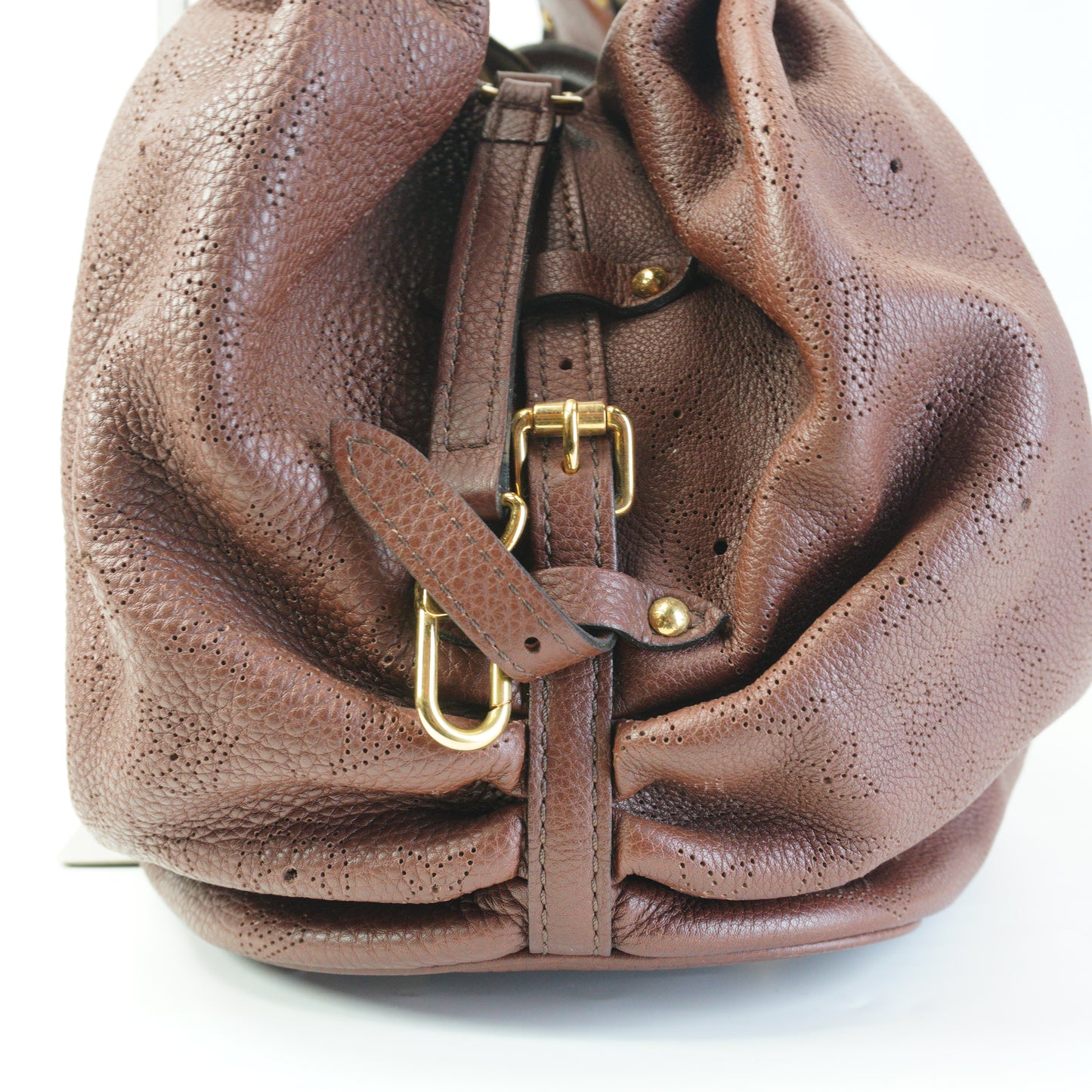Louis Vuitton	Mahina Solor PM Bag Choco Brown Medium GHW