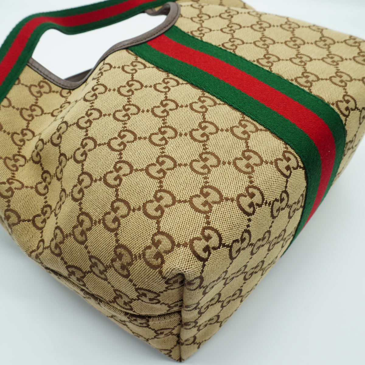 Gucci Giglio Medium Mono Canvas Beige SHW