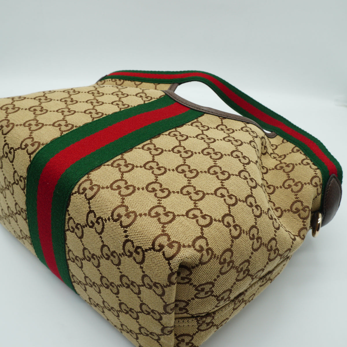 Gucci Giglio Medium Mono Canvas Beige SHW