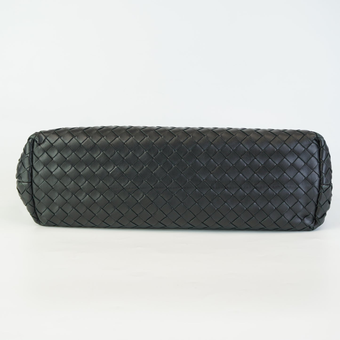Bottega Veneta Intrecciato Medium Flap Black Bag MHW