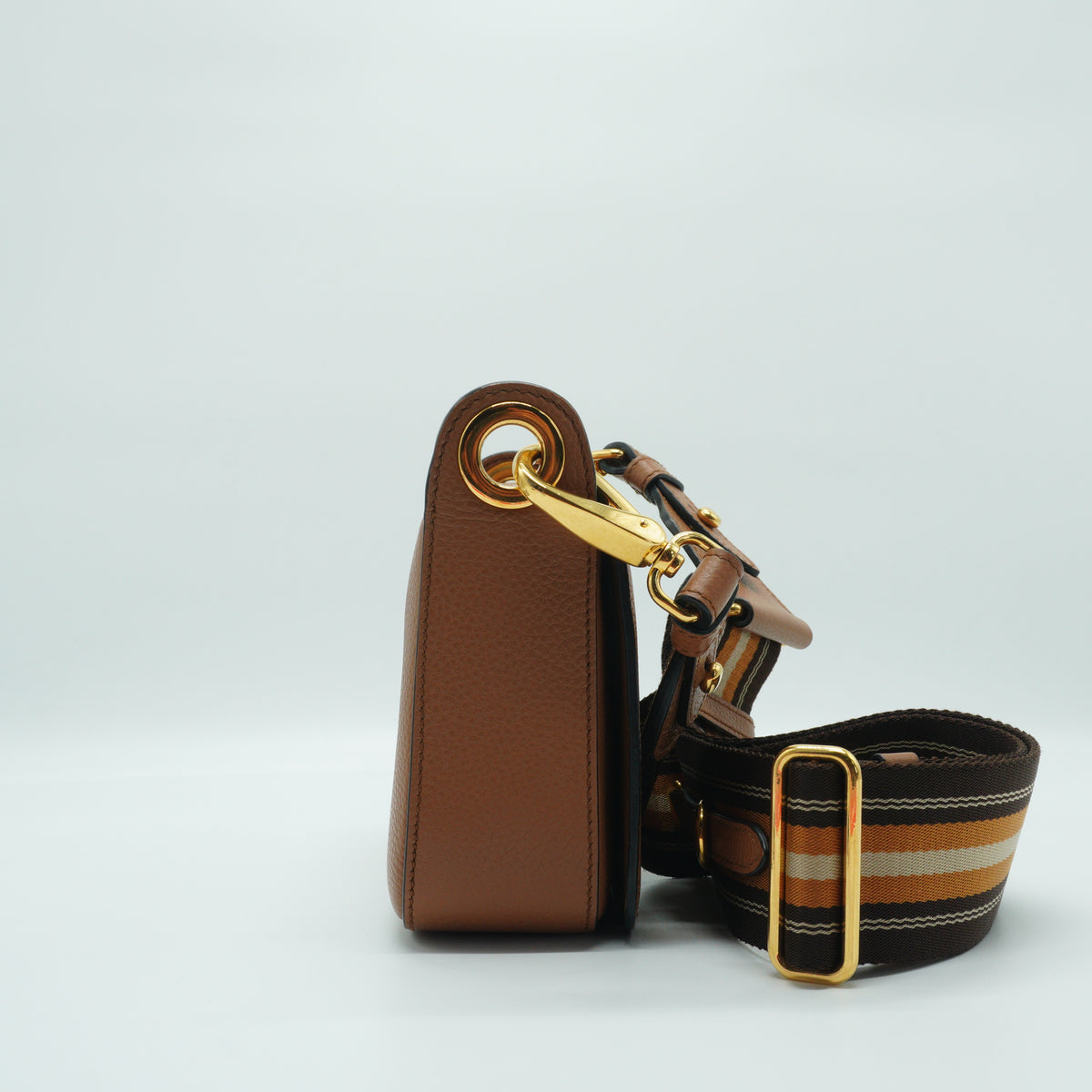 Prada Vitello Phenix Flap Crossbody Bag Small GHW