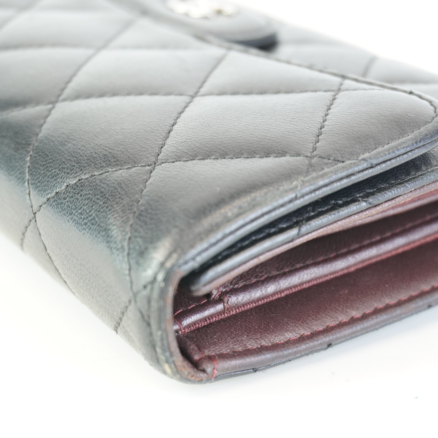 Chanel Long Flap Wallet Black