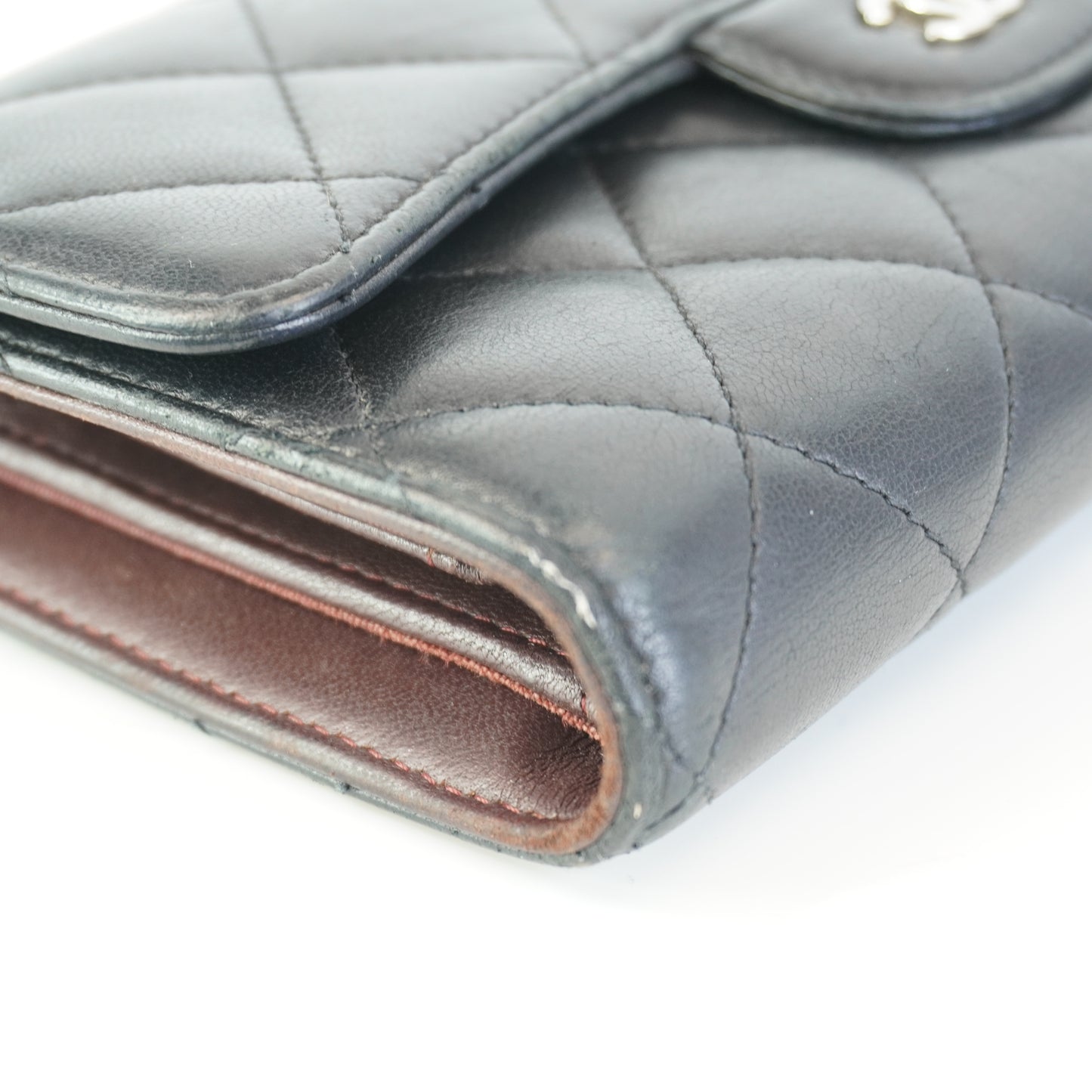 Chanel Long Flap Wallet Black