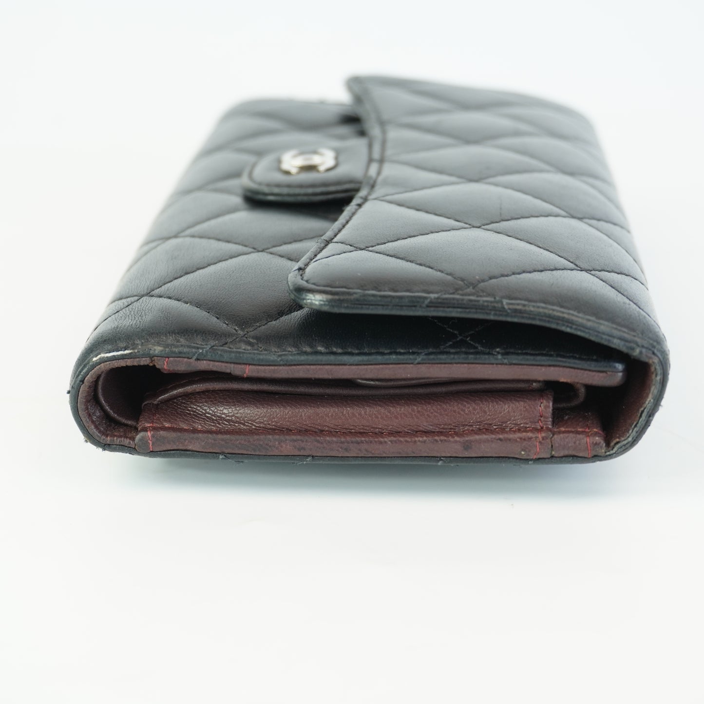 Chanel Long Flap Wallet Black
