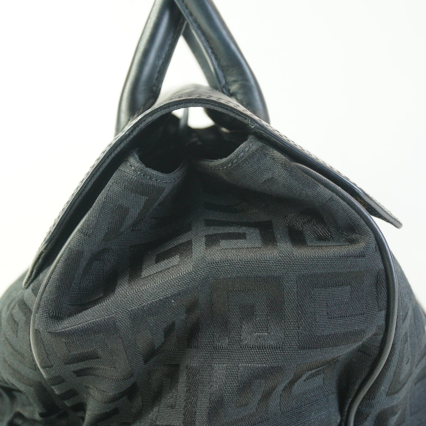 Givenchy Vintage 4G Monogram Tassel Flap Handbag Black Medium GHW