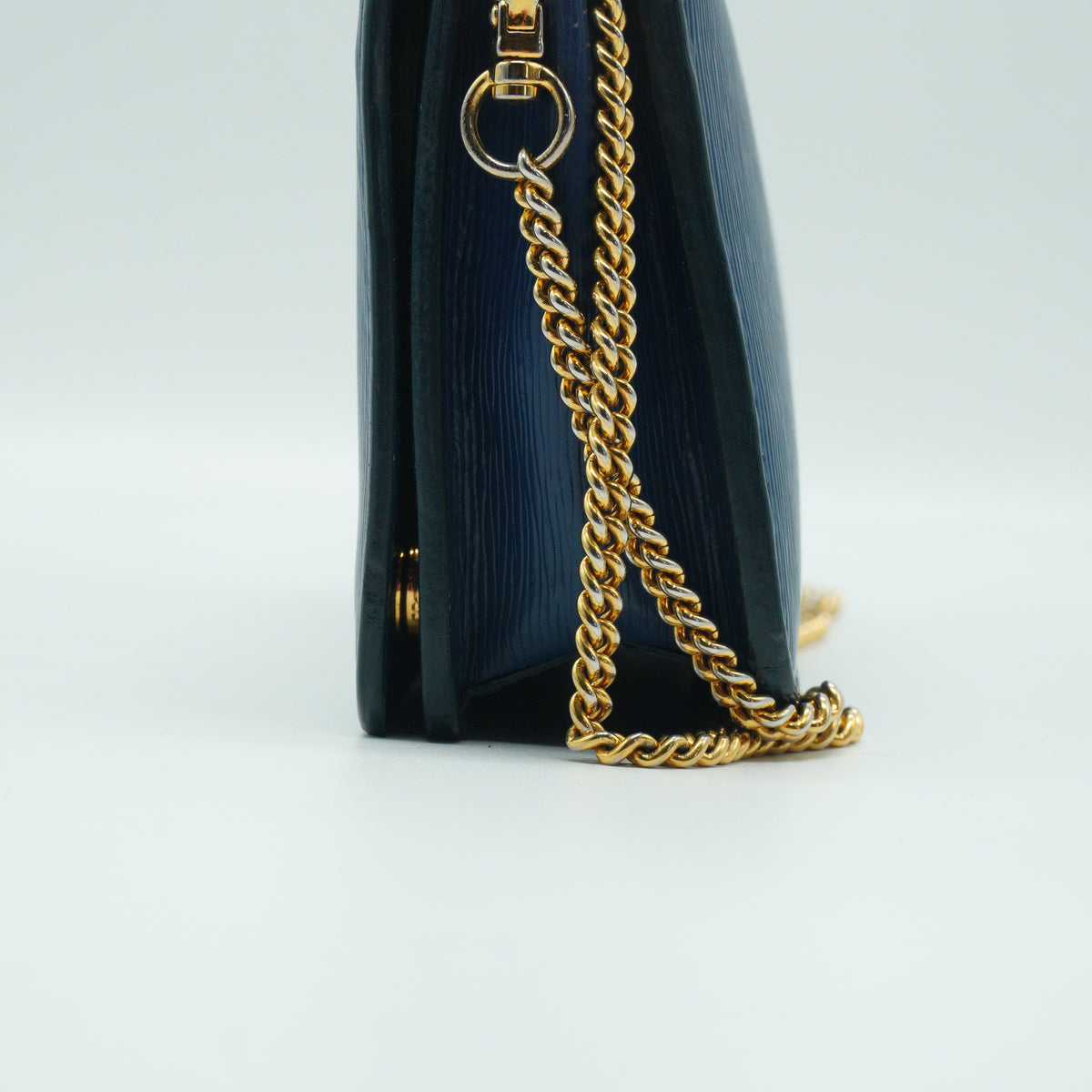 Prada Vitello Small Move Wallet Blue GHW