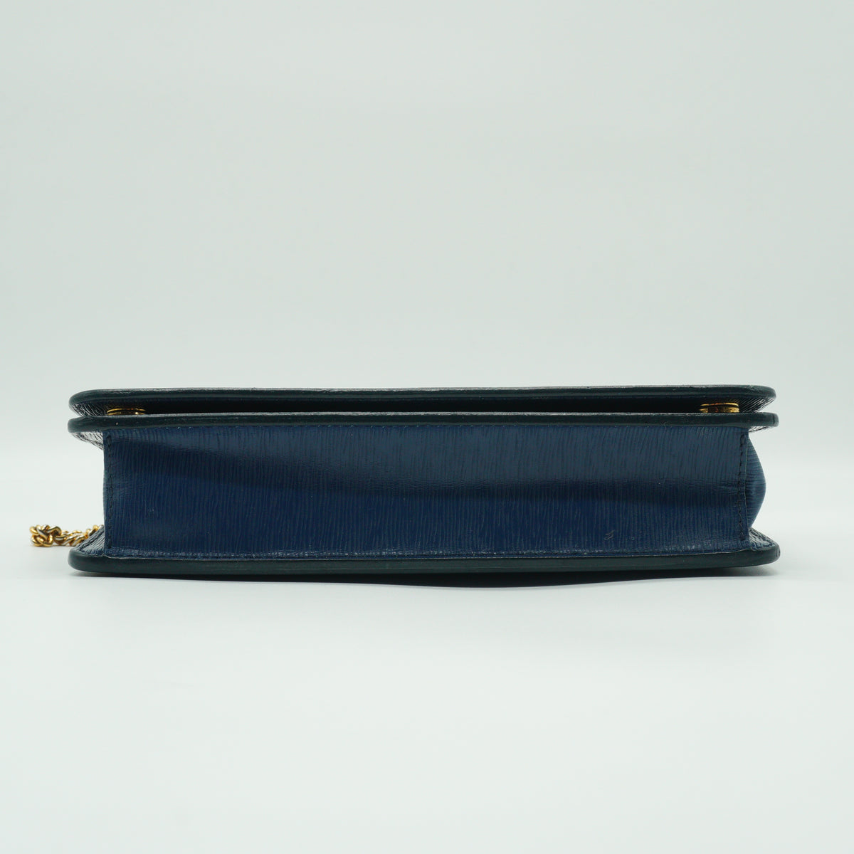 Prada Vitello Small Move Wallet Blue GHW
