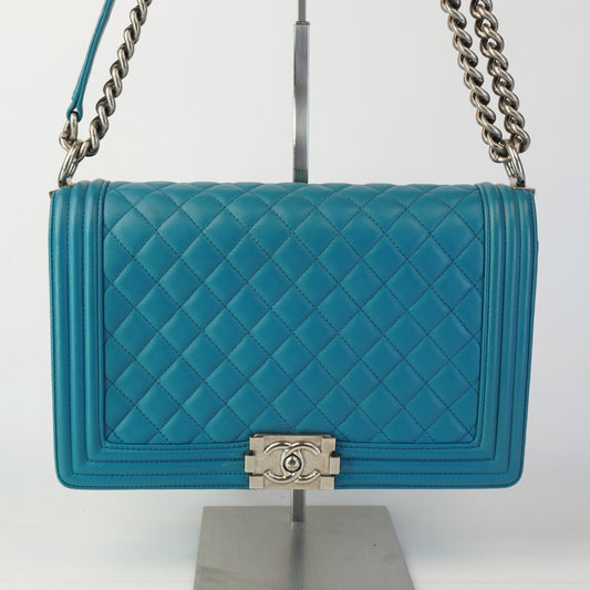 Chanel Le Boy Bag Teal Medium