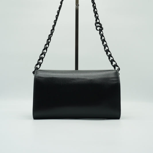 Gucci Horsebit Small Chain Bag Black BHW