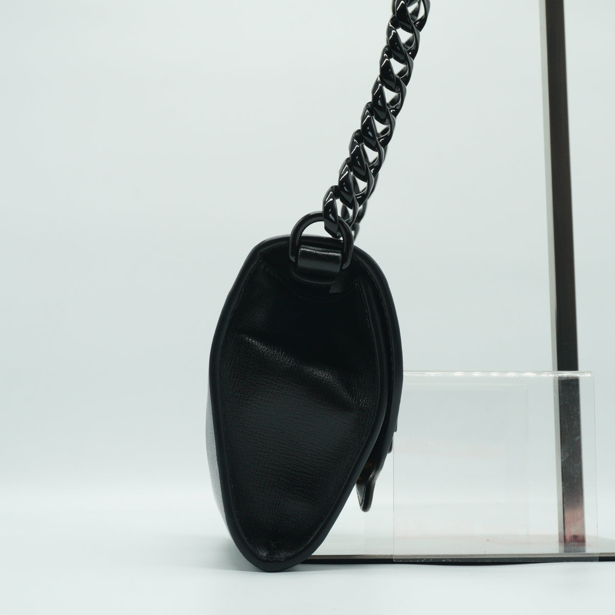 Gucci Horsebit Small Chain Bag Black BHW