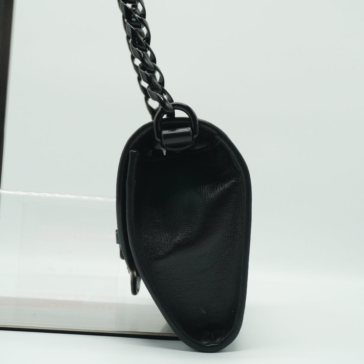 Gucci Horsebit Small Chain Bag Black BHW