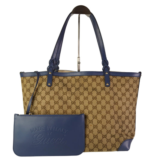 Gucci GG Canvas Craft Tote Bag