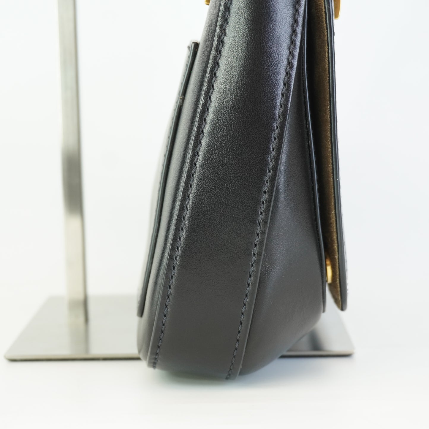 Prada Pionniere Saddle Black Small GHW