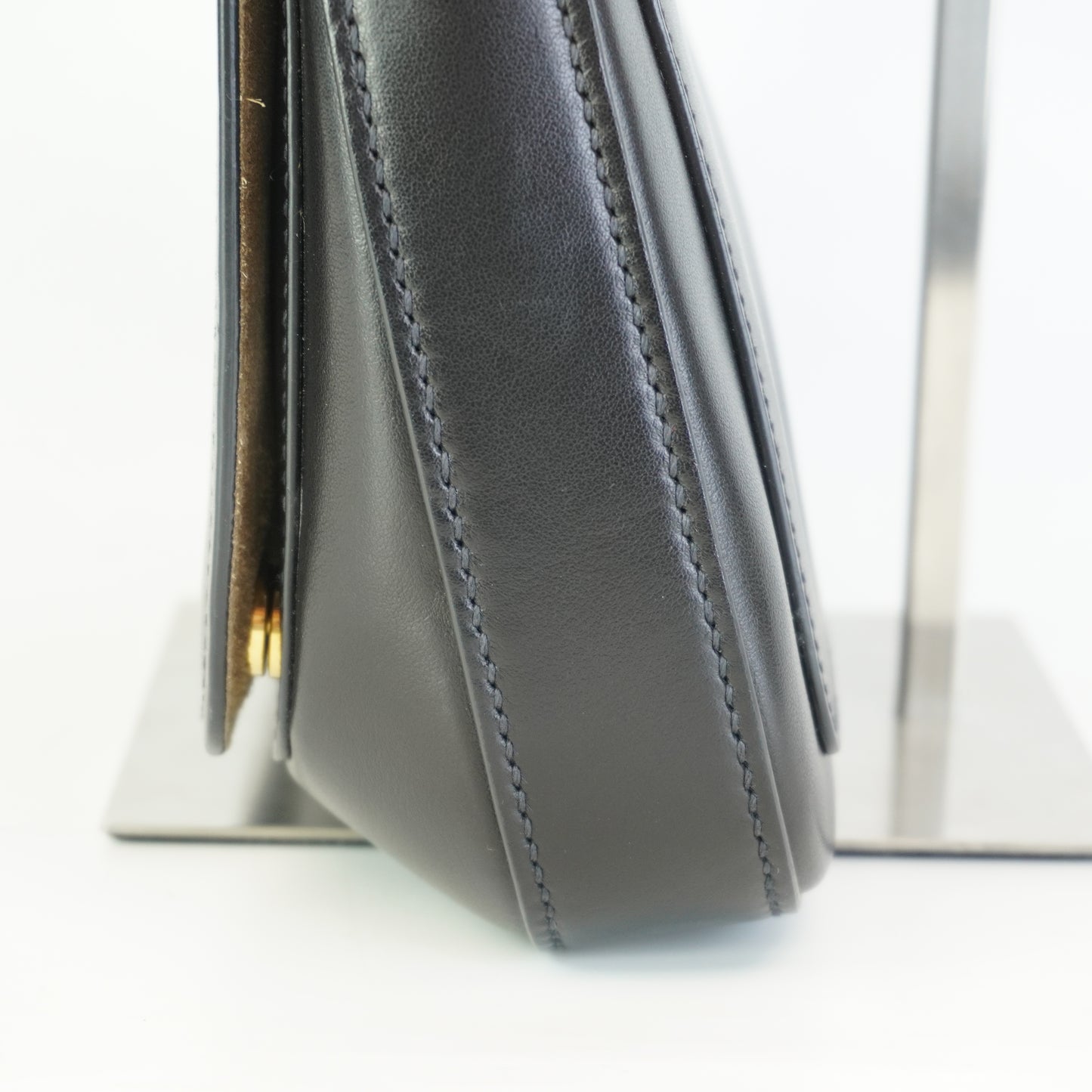 Prada Pionniere Saddle Black Small GHW