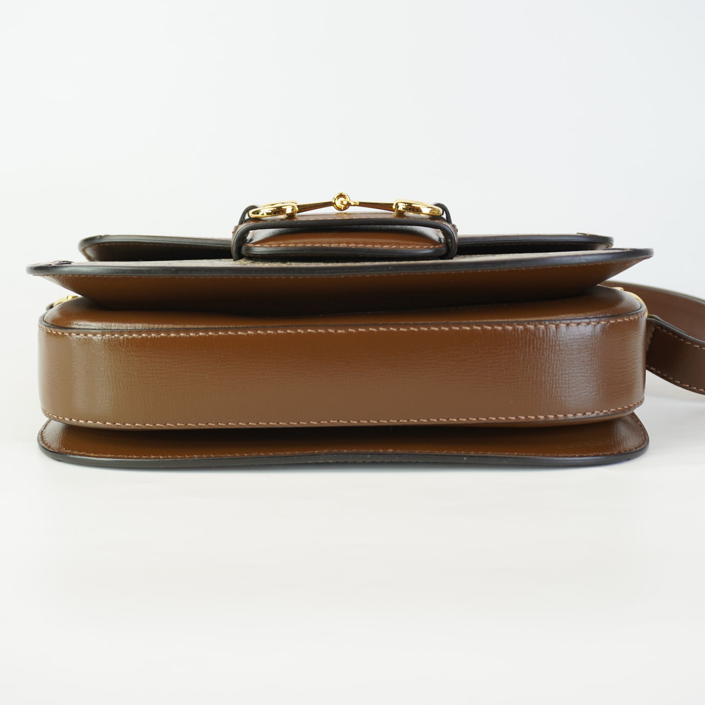 Gucci Horsebit Medium Brown GHW