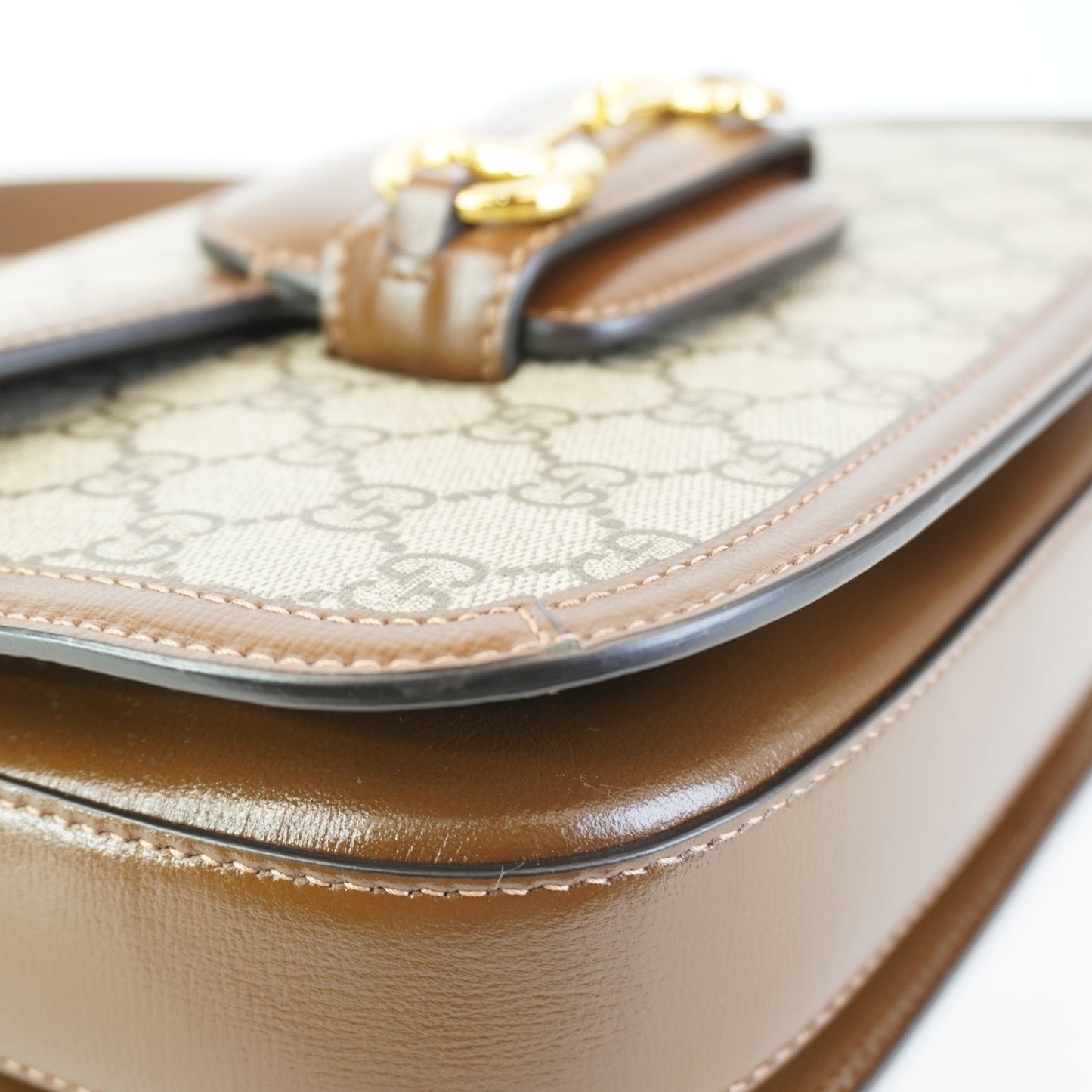 Gucci Horsebit Medium Brown GHW