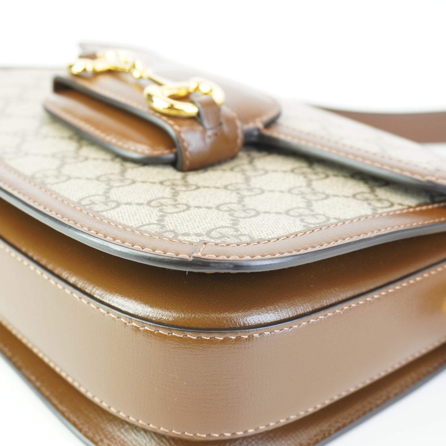 Gucci Horsebit Medium Brown GHW