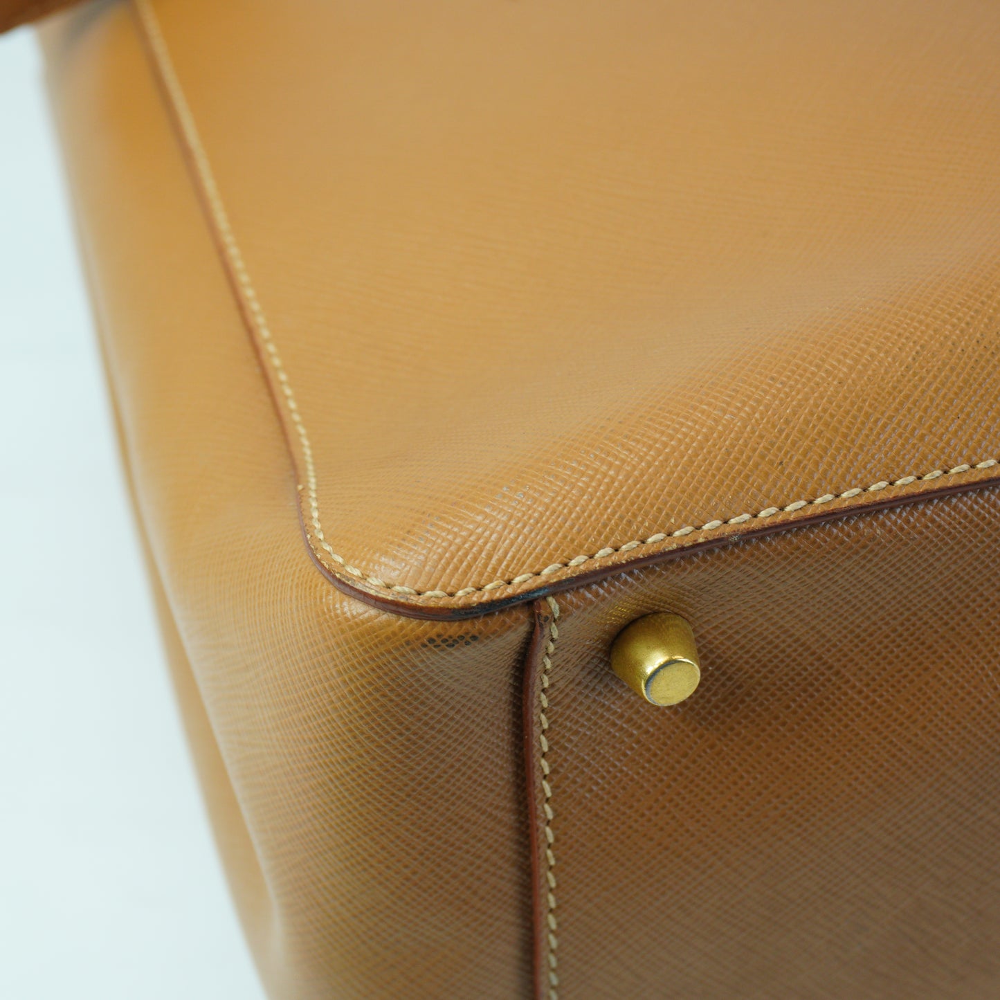 Prada Galleria Large Saffiano Leather Bag Caramel GHW