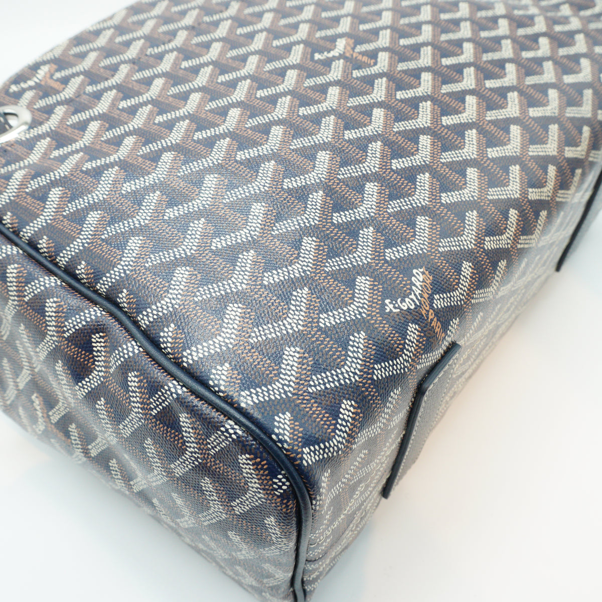 Goyard Rouette PM Blue SHW
