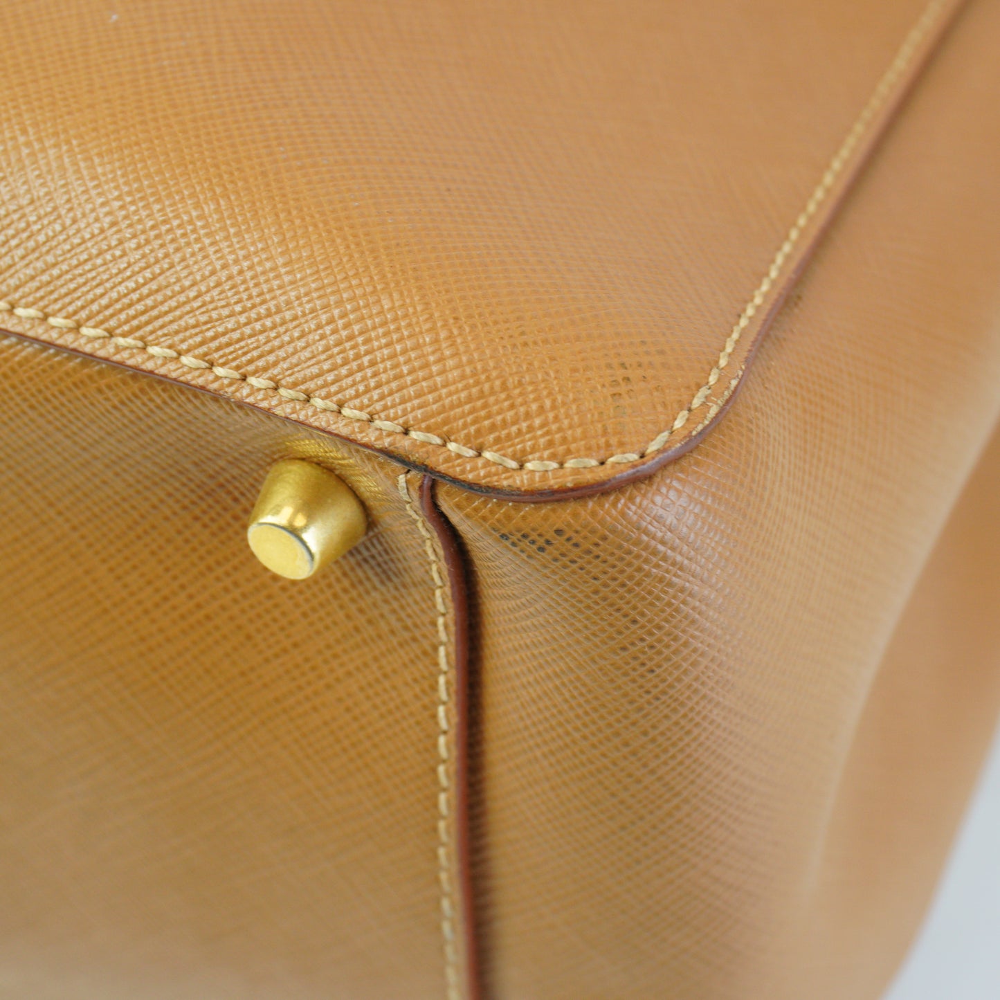 Prada Galleria Large Saffiano Leather Bag Caramel GHW