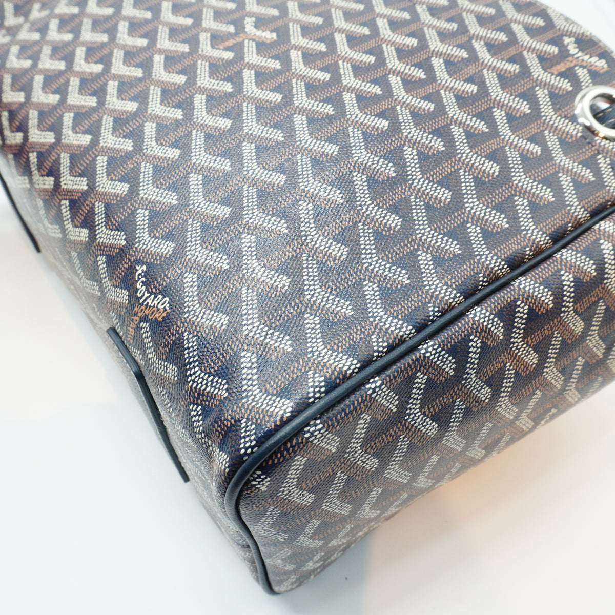 Goyard Rouette PM Blue SHW
