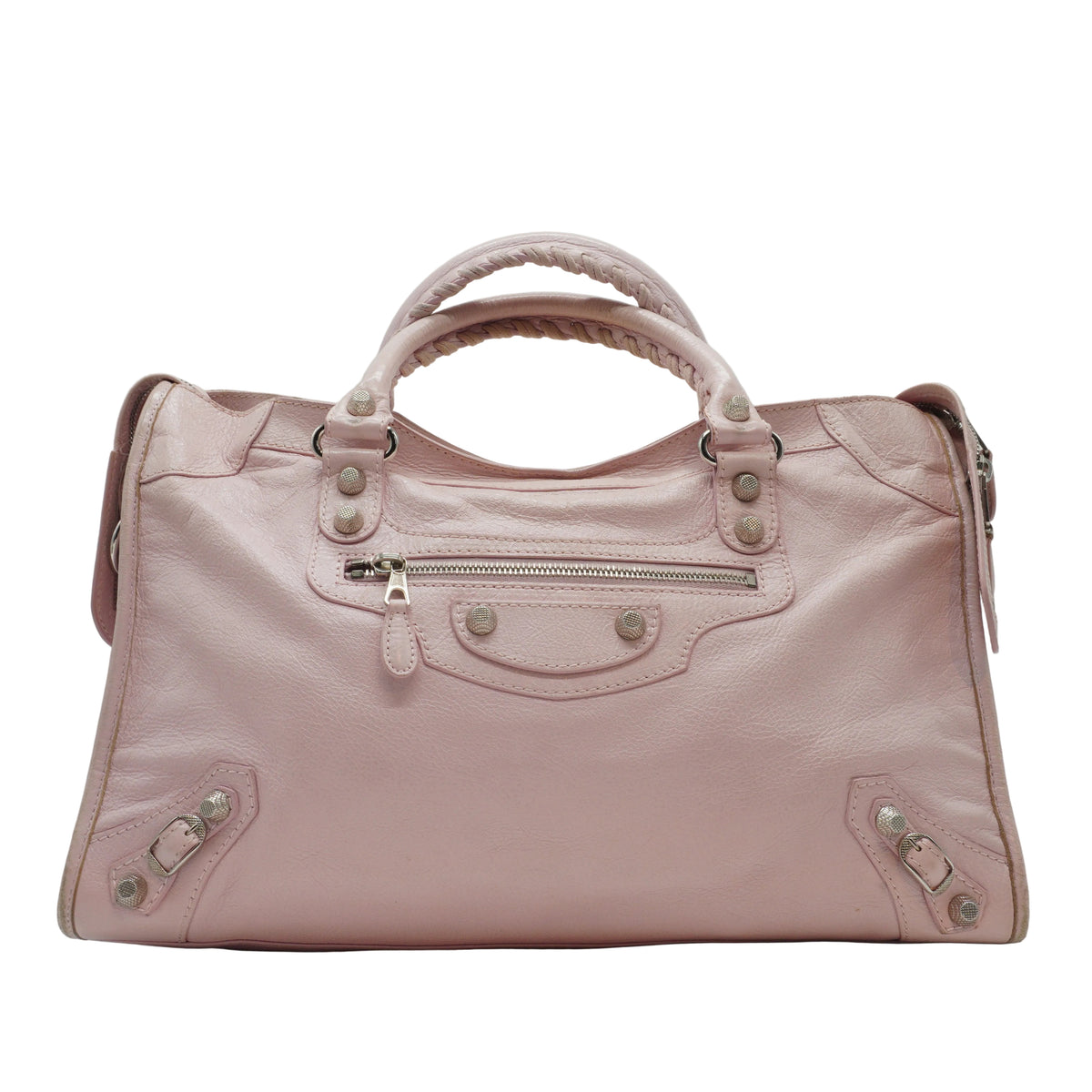 Balenciaga City Bag Large Light Pink SHW