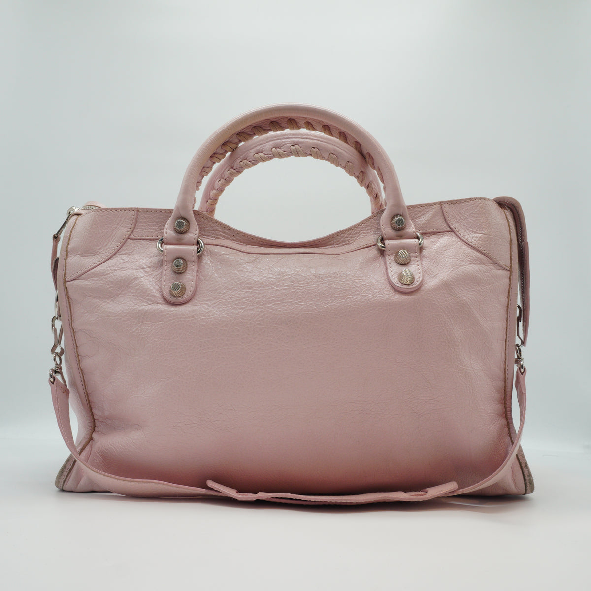 Balenciaga City Bag Large Light Pink SHW