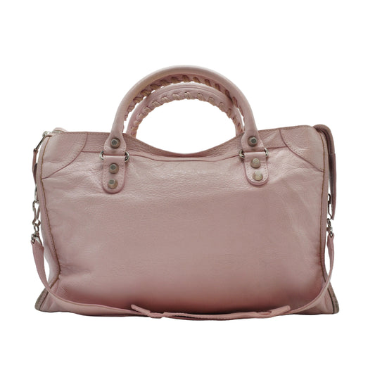 Balenciaga City Bag Large Light Pink SHW