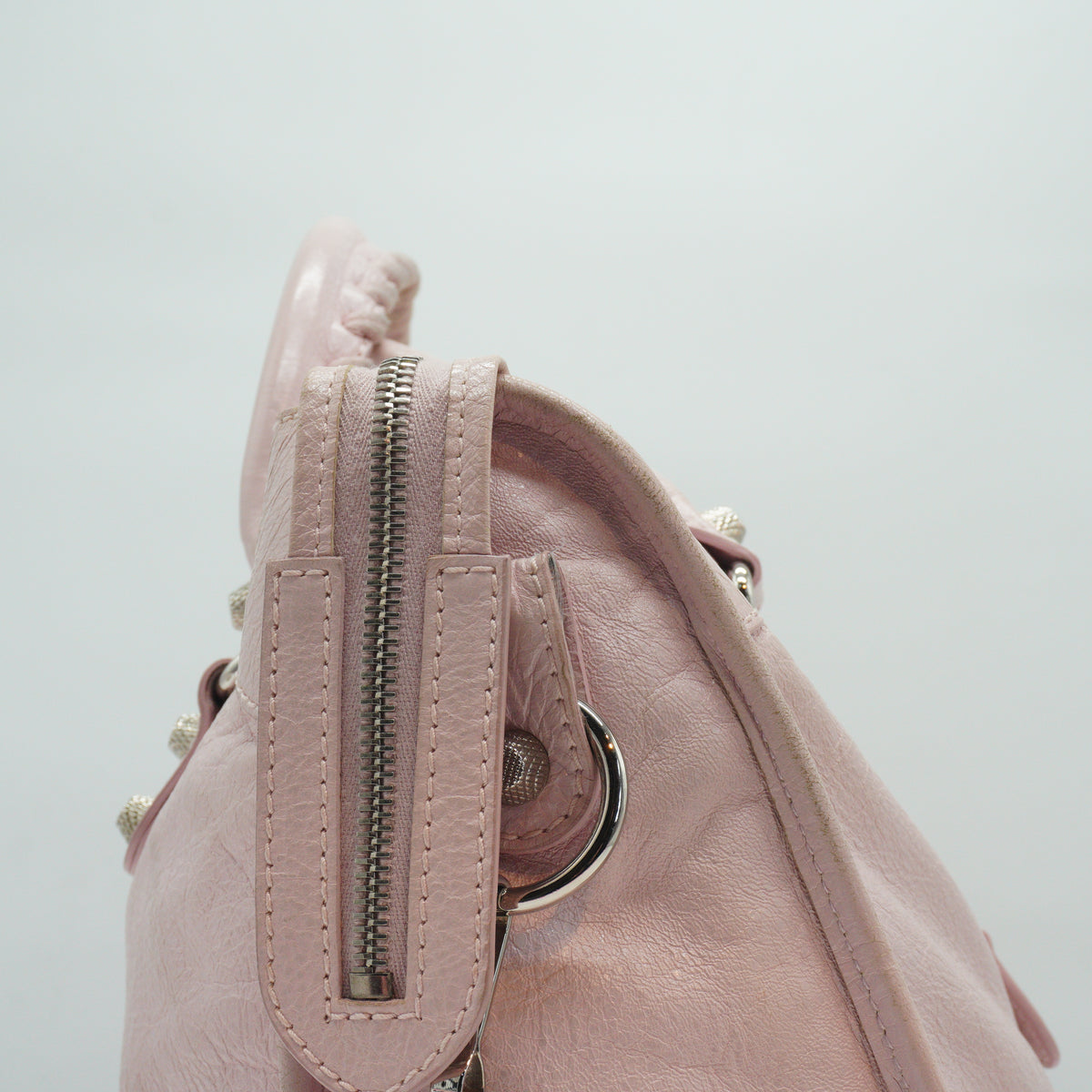 Balenciaga City Bag Large Light Pink SHW