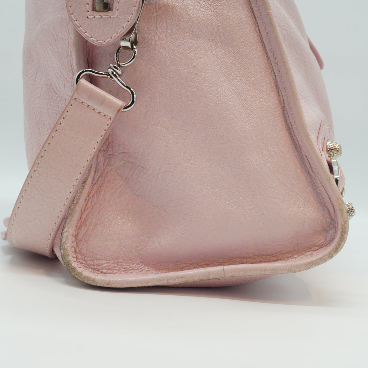 Balenciaga City Bag Large Light Pink SHW