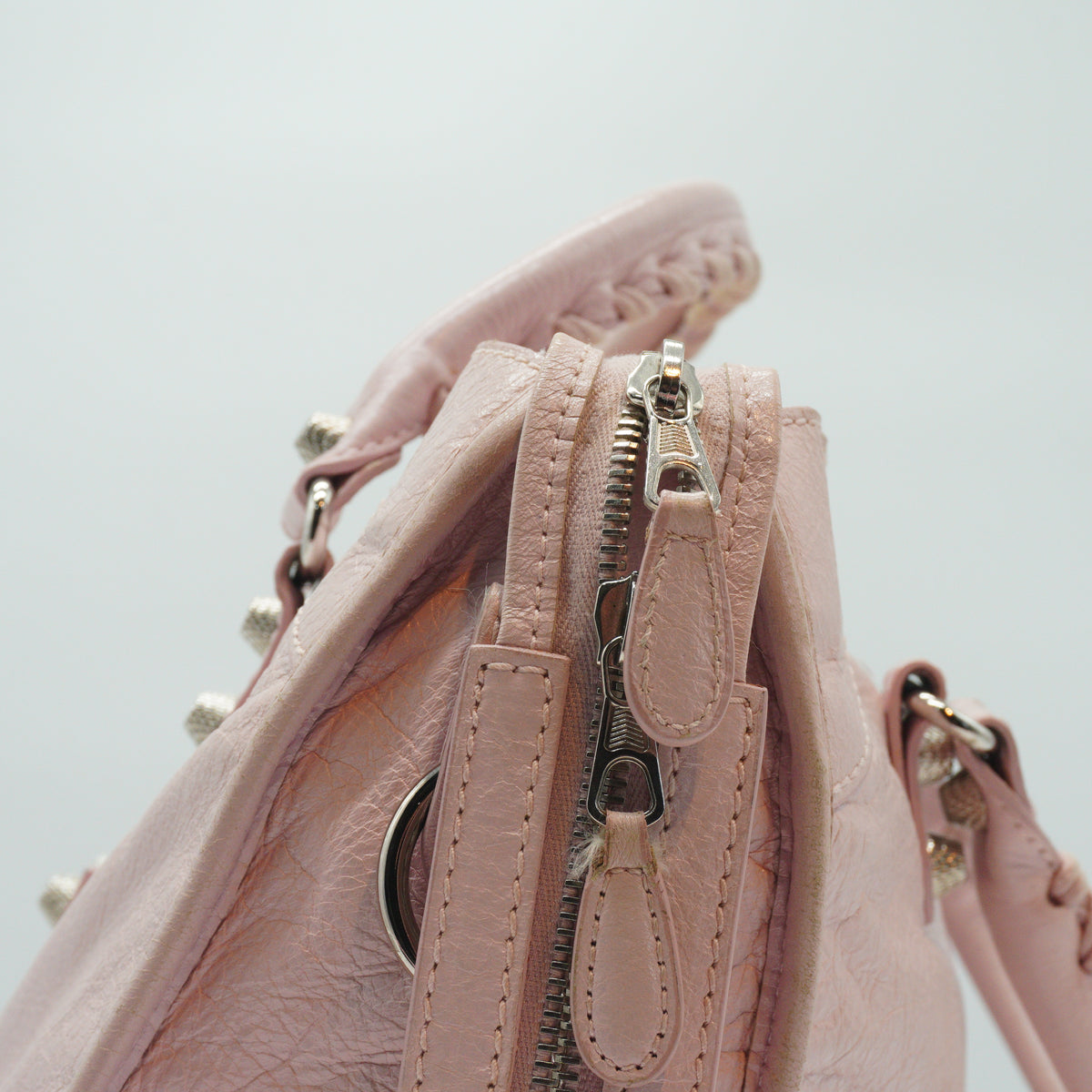 Balenciaga City Bag Large Light Pink SHW