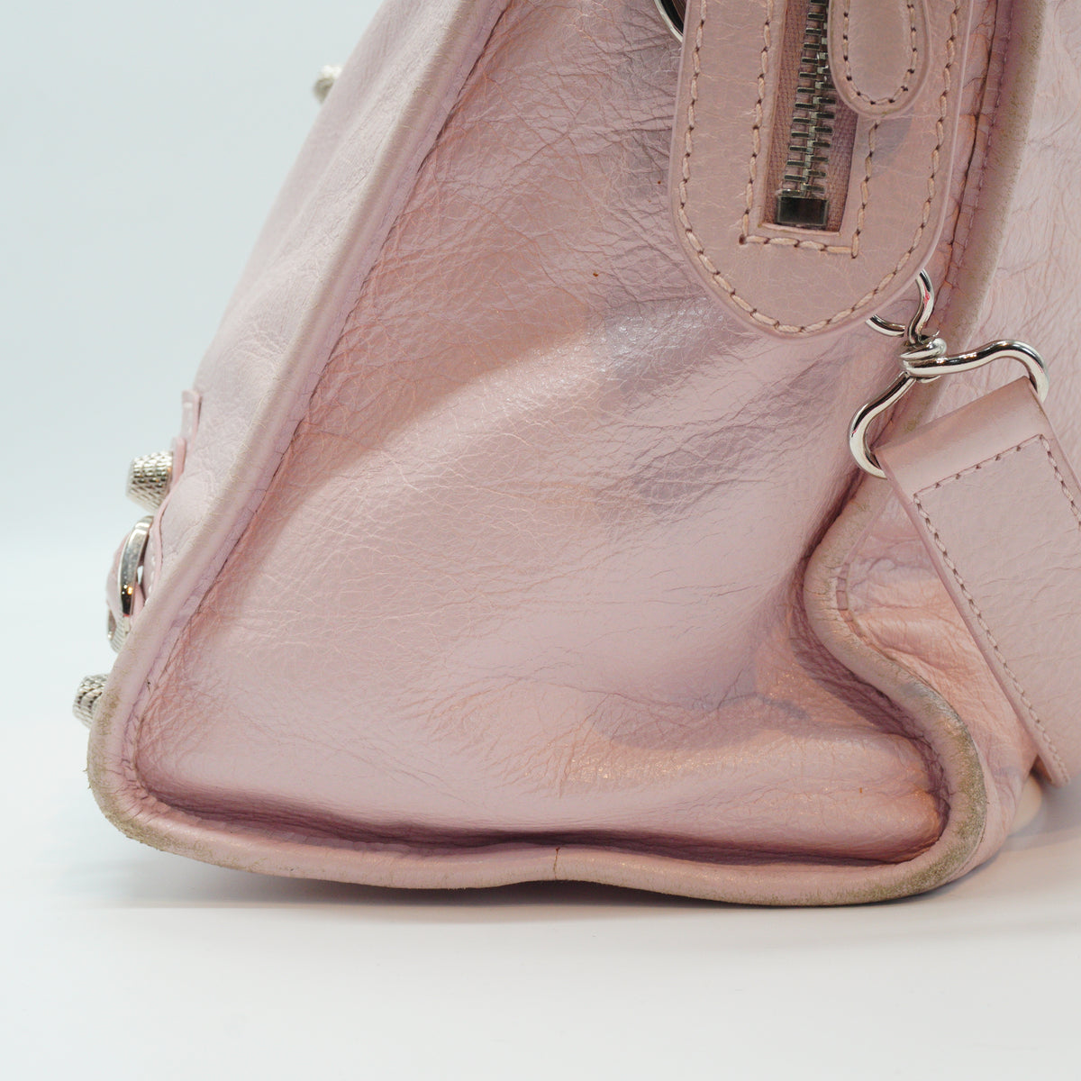 Balenciaga City Bag Large Light Pink SHW